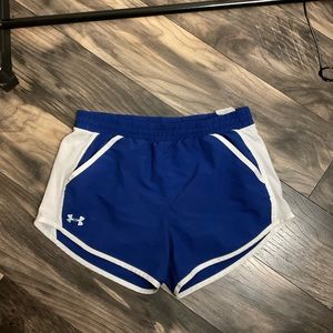Blue Under Armour Track Shorts